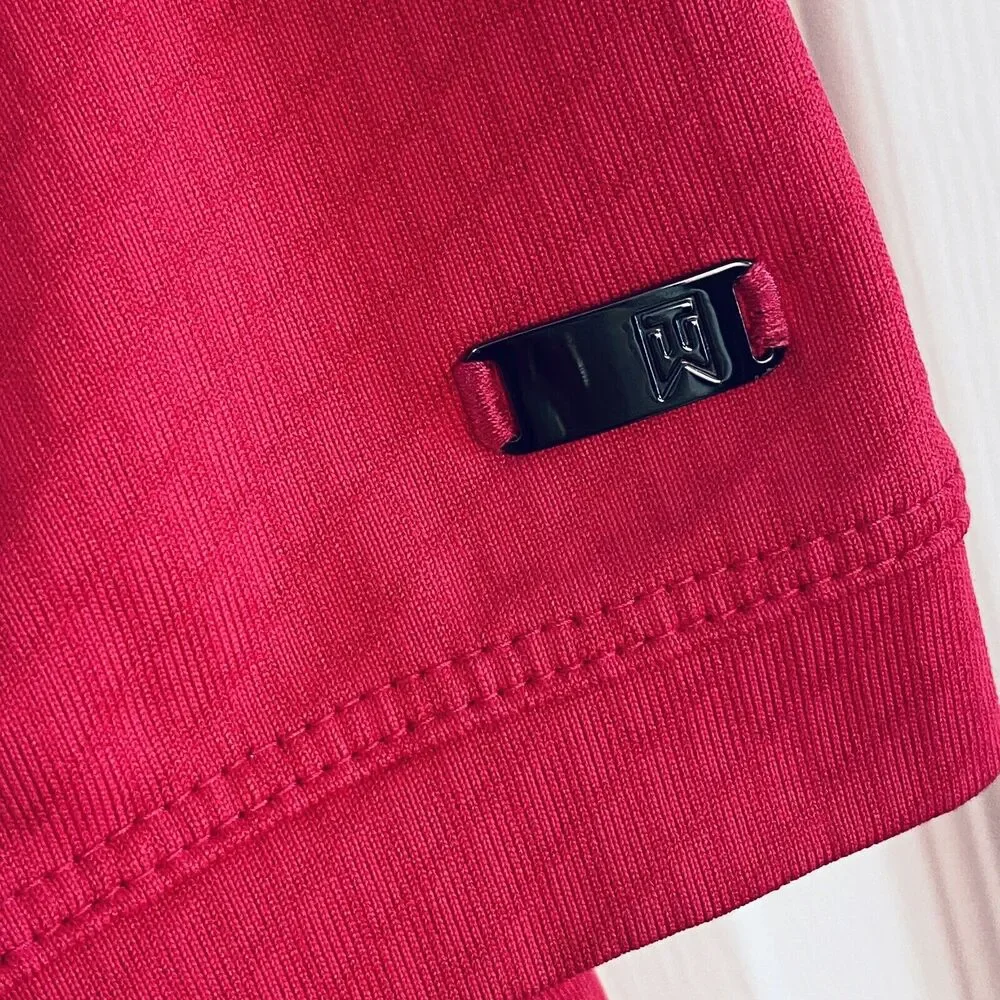 Nike Dri Fit Tiger Woods Collection TW Golf Polo Shirt Mens Size medium Fuchsia